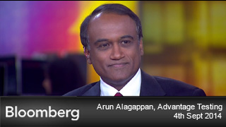 Arun Alagappan Back on Bloomberg Television