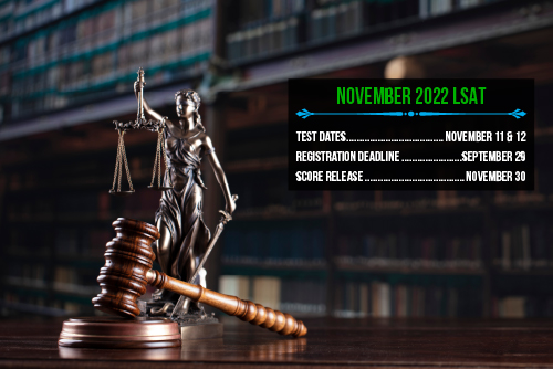 Attention LSAT students: the registration deadline for the LSAT exam offered on November 11 and 12, 2022, is this Thursday, September 29